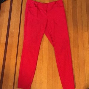 Red Exact stretch pants